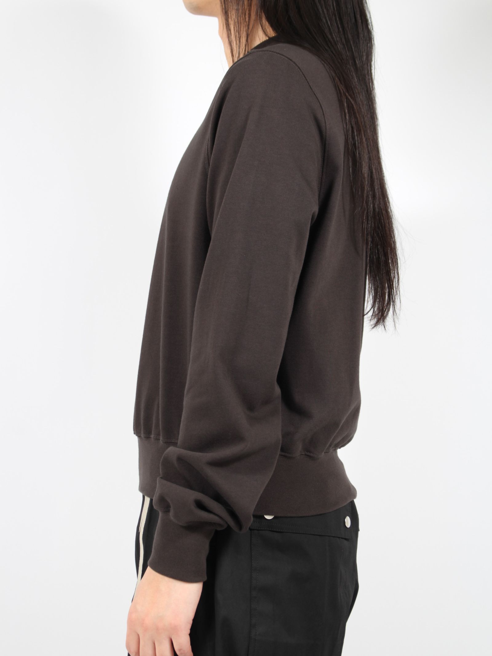 【24AW】クロップ クルーネック スウェット / CROPPED CREWNECK SWEAT / ダークダスト