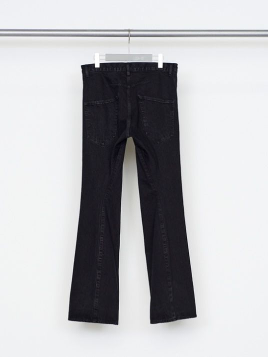【26AW】3D ツイステッド ジーンズ デニム パンツ / 3D TWISTED JEANS / FADED BLACK(ブラック)
