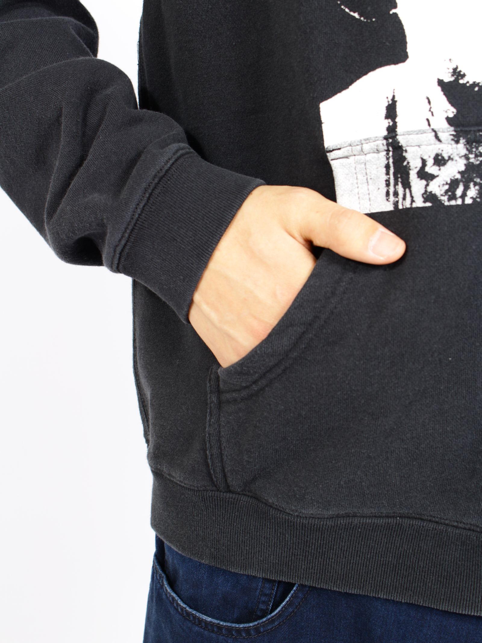 【26AW】ディストーテッド・ガール・ジップアップ・フーディ /"DISTORTED Girl" Zip-up Hoodie /ブラック