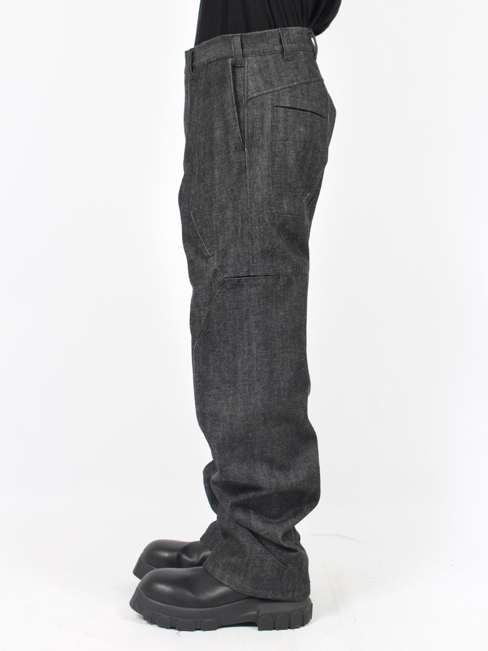 【24AW】10ポケット パネル デニム トラウザー / 10POCKET PANEL DENIM TRS / ブラック
