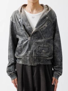 【26SS】クラッキング コーテッド ライダース パーカー / CRACKING COATED RIDERS PARKA .15 / サンドベージュベース