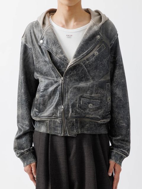 【26SS】クラッキング コーテッド ライダース パーカー / CRACKING COATED RIDERS PARKA .15 / サンドベージュベース