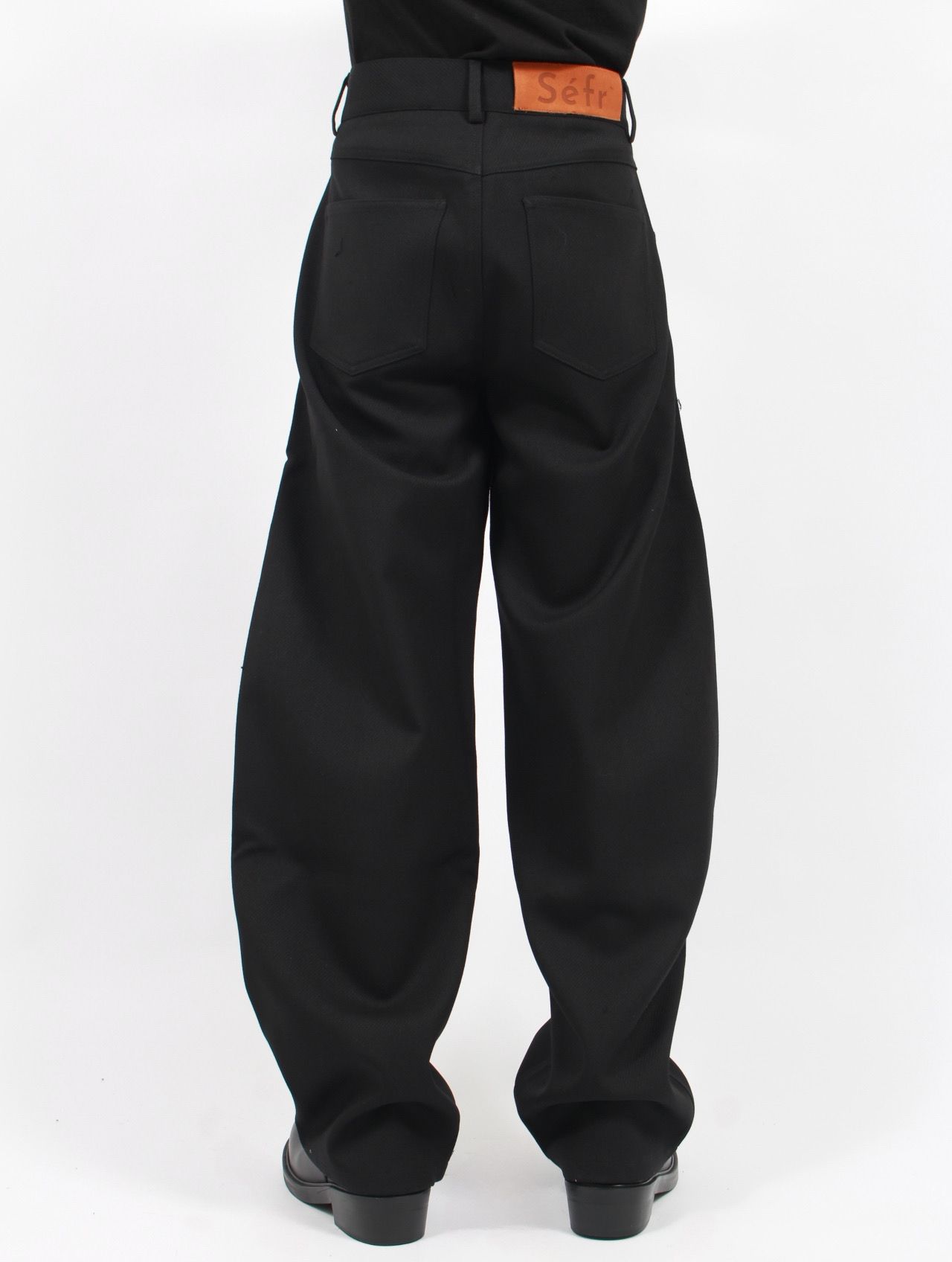 【25AW】 オクタイ トラウザー ワイド スラックス パンツ / OKTAI TROUSER / スターディブラック
