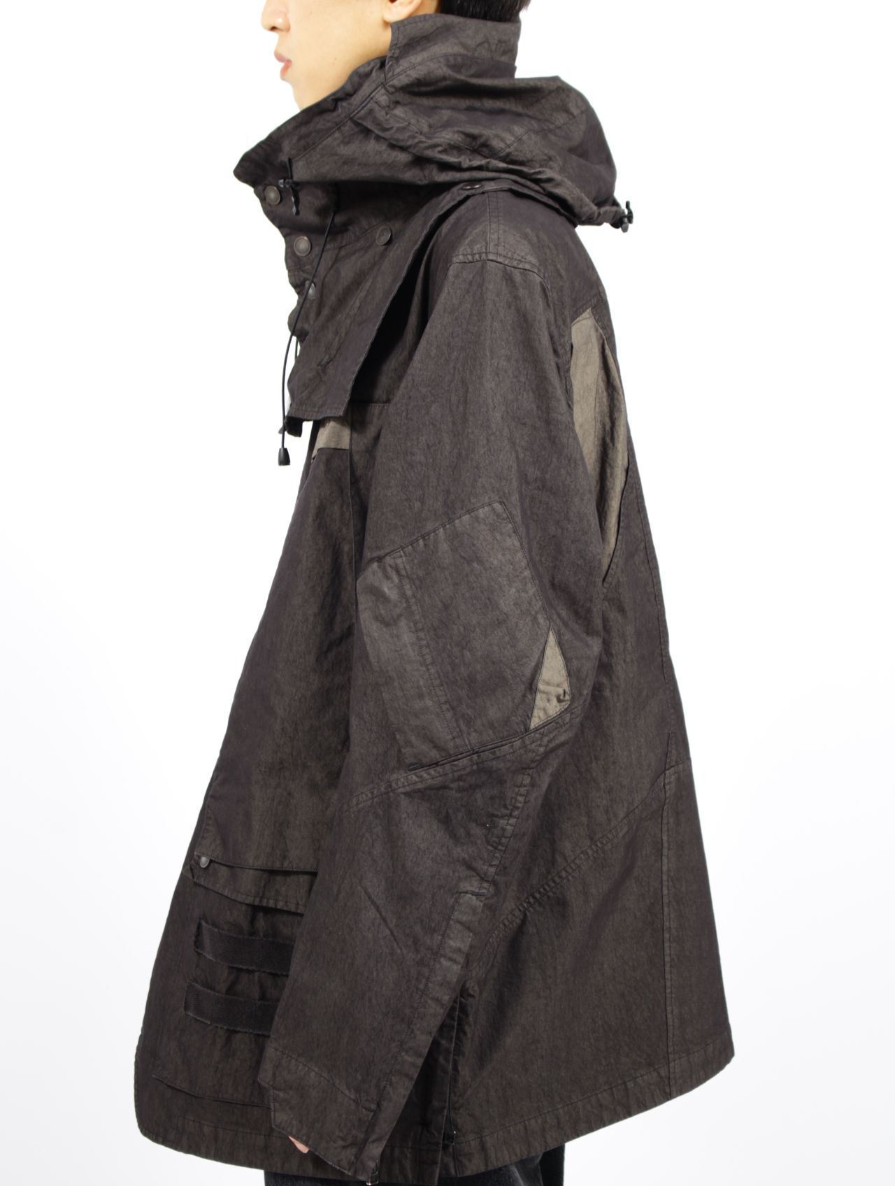 【25SS】ガーメント ダイド タクティカル ジャケット / GARMENT DYED TACTICAL JACKET.13 / アッシュブラック