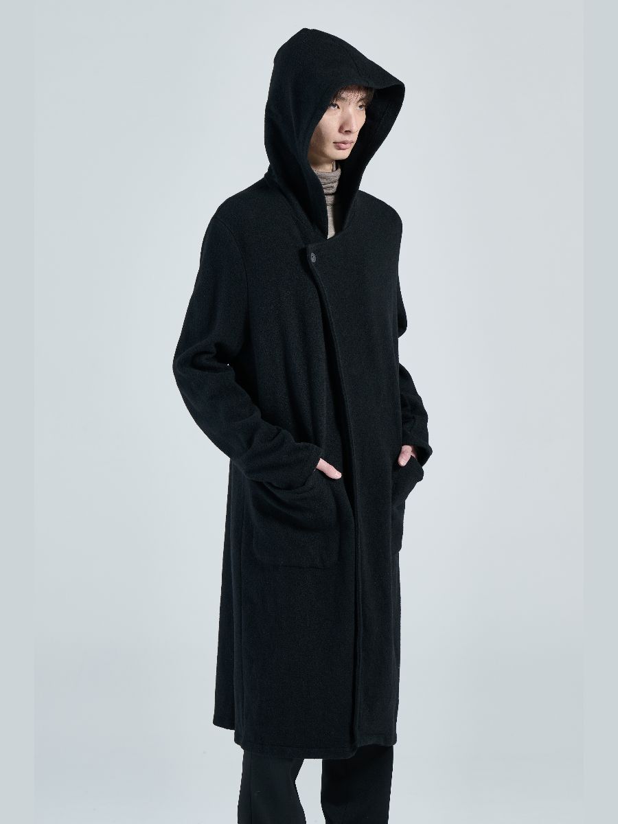 【26AW】 ガウン コート  / GOWN / ブラック