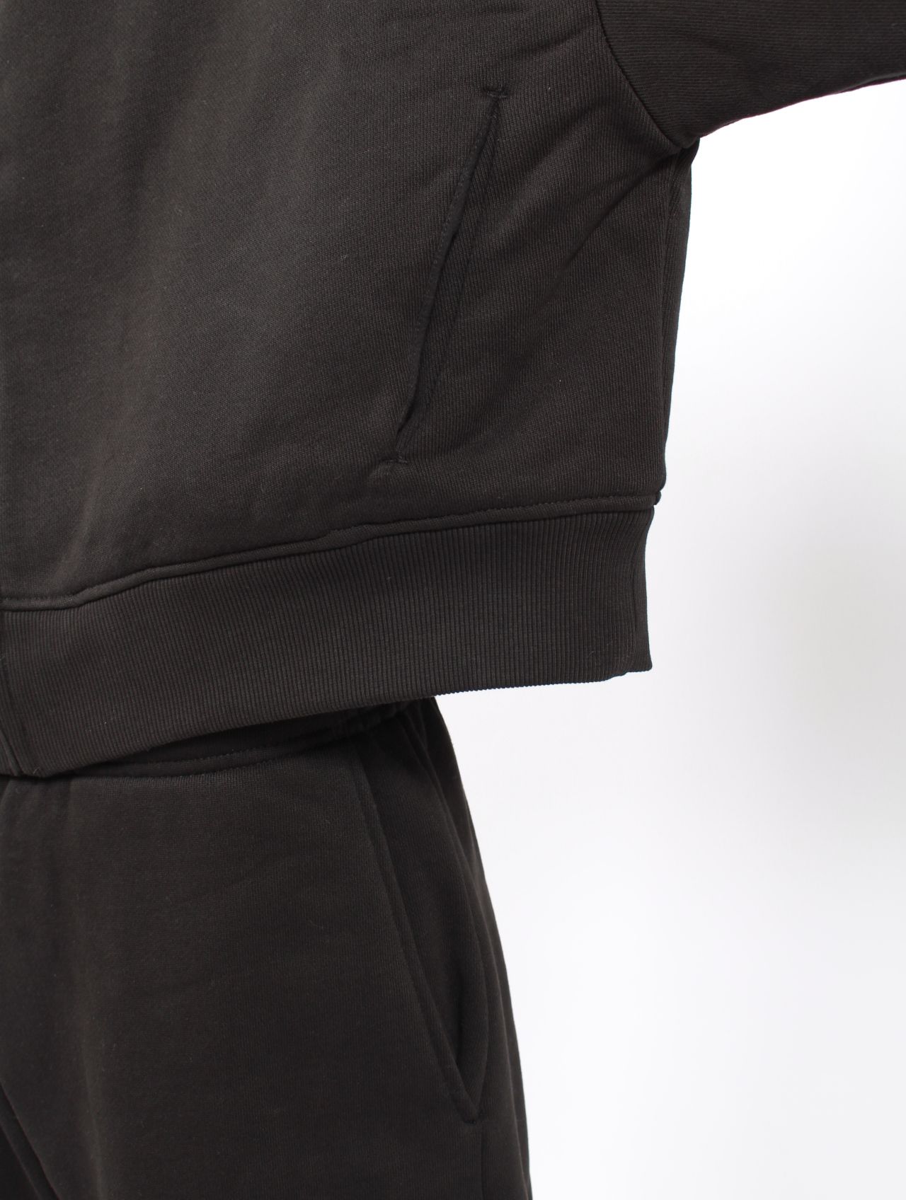 サーマル フード ジップアップ パーカー / THERMAL HOOD / BLACK(ブラック)