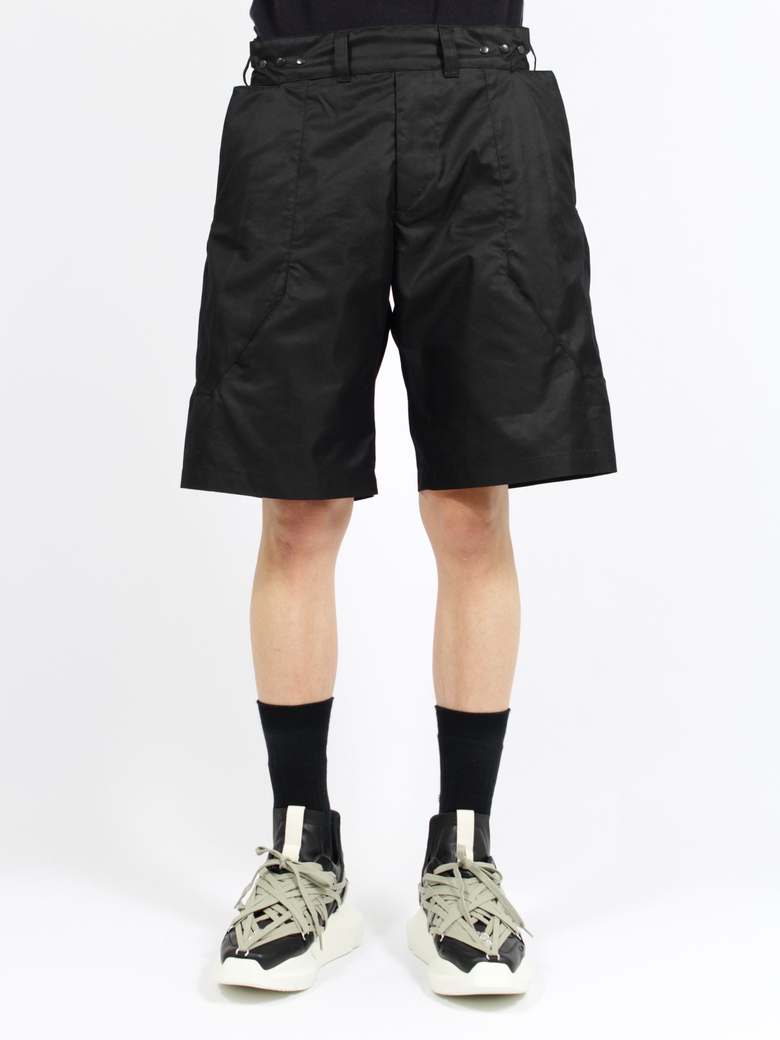 【26SS】シャンブレー 6 ポケット パネル ショーツ ショートパンツ / Chambray 6 Pocket Panel Shorts / ブラック