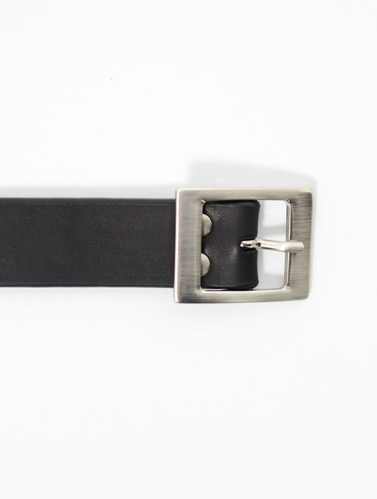 【25AW】ミニ ストゥージーズ レザー ベルト / MINI STOOGES BELT / ブラック