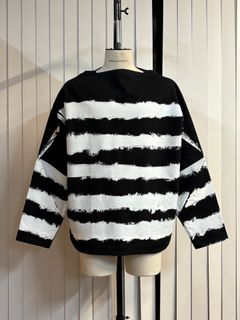 【26AW】ピクチャレスク バスク ペインティング Tシャツ / PICTURESQUE BASQUE PAINTING(ROOM GARDENER) / ホワイト×ブラック