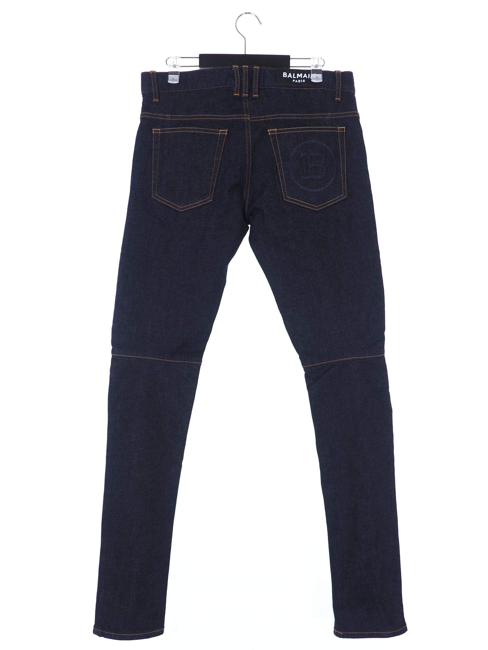 エンボス加工 テーパードデニム PANTS DENIM EMBOSSED MONOGRAM / インディゴ