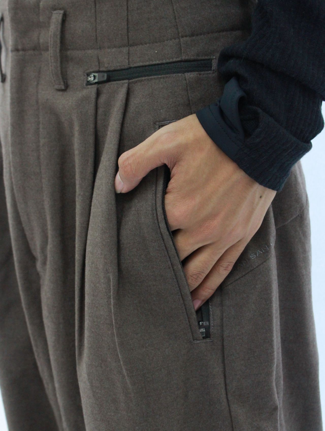 【25AW】ワイド パンツ / WIDE PANTS / ブラウン
