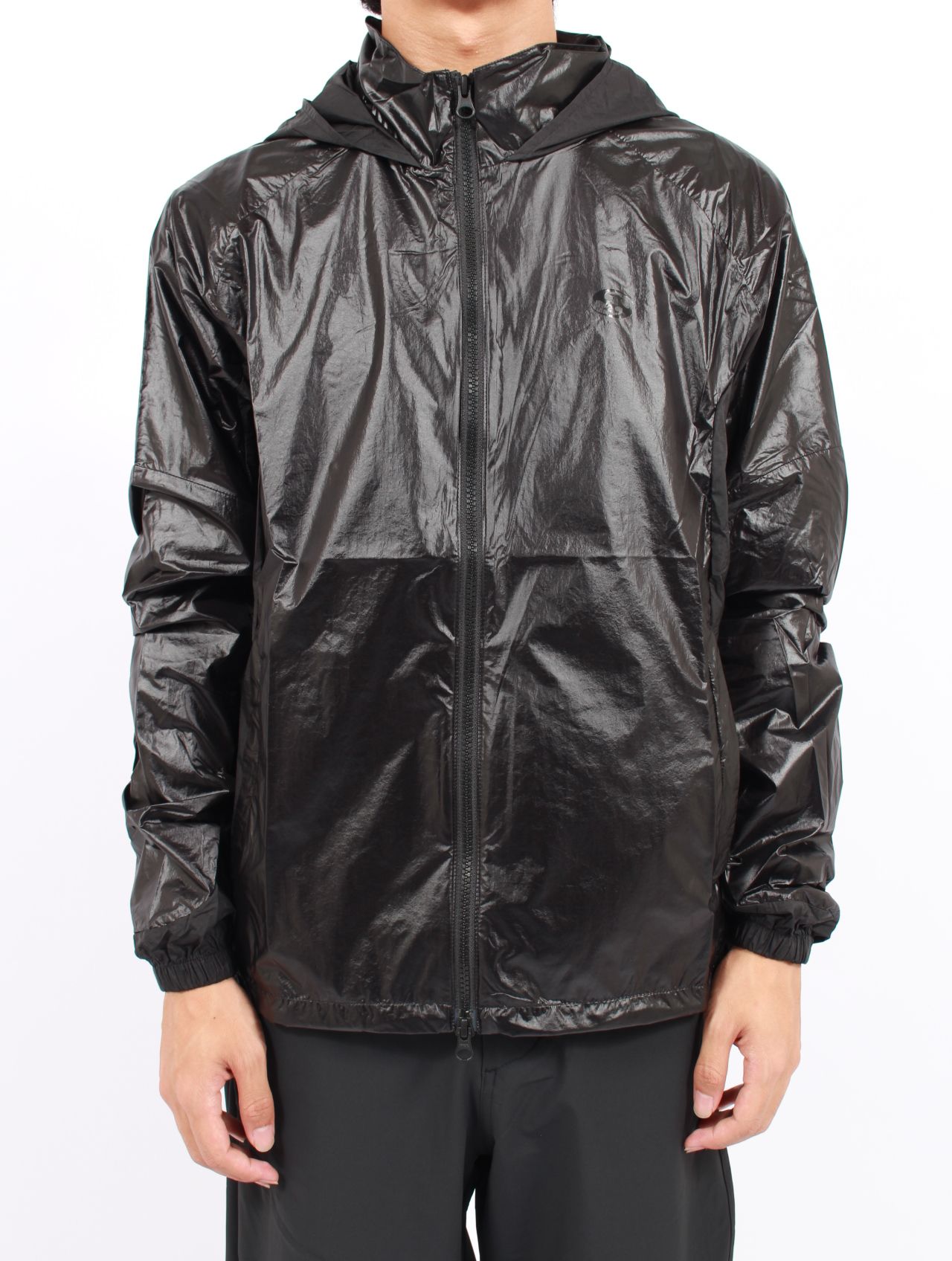 【25AW】シャイニーナイロン ラスター ジャケット / LUSTER JACKET / ブラック