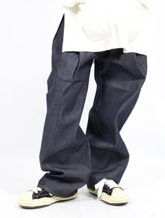 【25SS】2タック ワイド デニムパンツ / 2TUCK WIDE DENIM PANTS -ENTASIS Mk-Ⅱ- / リジットインディゴ