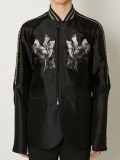 【25AW】バッグエンブロイダリージャケット / BACK EMBROIDERY JACKET / ブラック