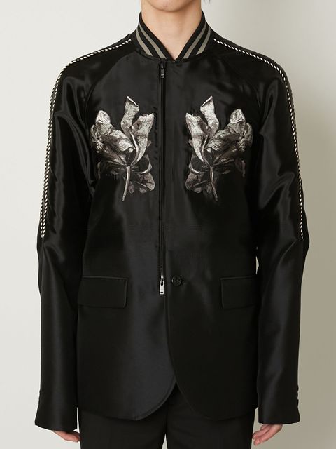 【25AW】バッグエンブロイダリージャケット / BACK EMBROIDERY JACKET / ブラック