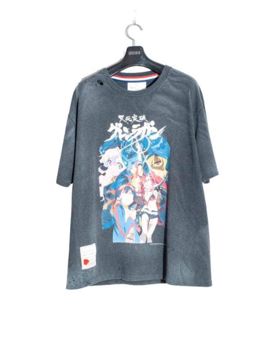 天元突破 グレンラガン キービジュアル ティー 半袖 Tシャツ / GURREN LAGANN KEY VISUAL TEE / ブラック