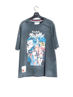 天元突破 グレンラガン キービジュアル ティー 半袖 Tシャツ / GURREN LAGANN KEY VISUAL TEE / ブラック