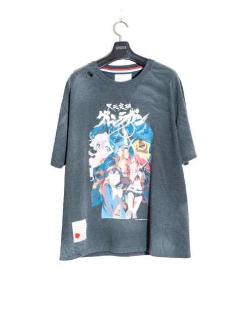 天元突破 グレンラガン キービジュアル ティー 半袖 Tシャツ / GURREN LAGANN KEY VISUAL TEE / ブラック