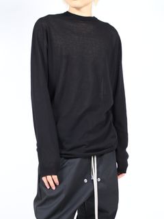 RICK OWENS - 【24SS】オーバーサイズ ラウンドネック ニット 