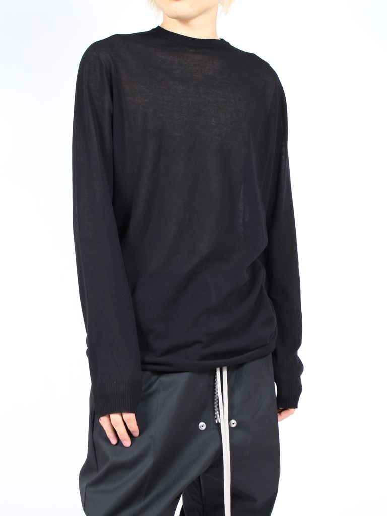 RICK OWENS - 【24SS】オーバーサイズ ラウンドネック ニット 