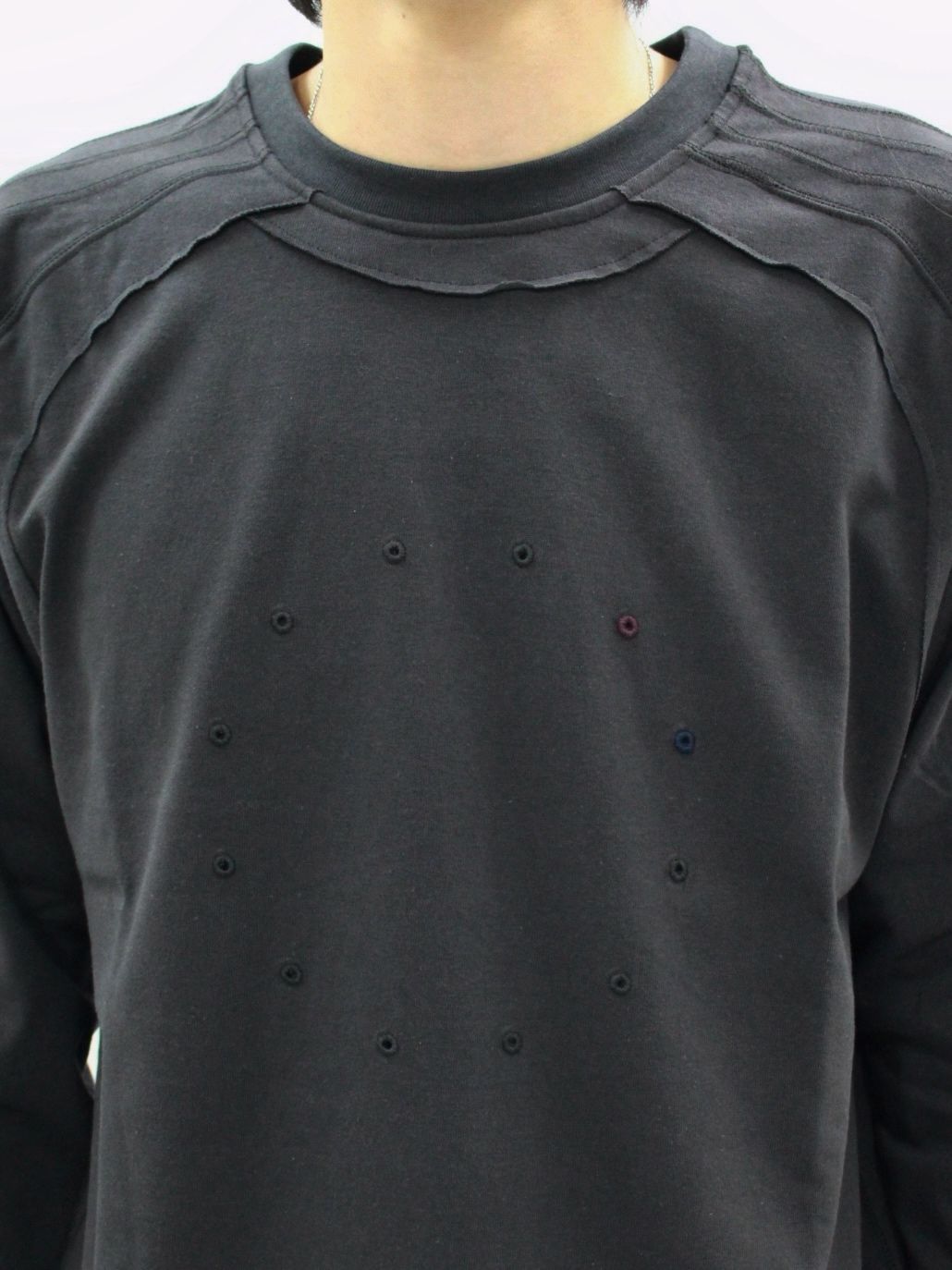 【25AW】ジュウニシ ロングスリーブ Tシャツ / 十二支 LS TEE / チャコール