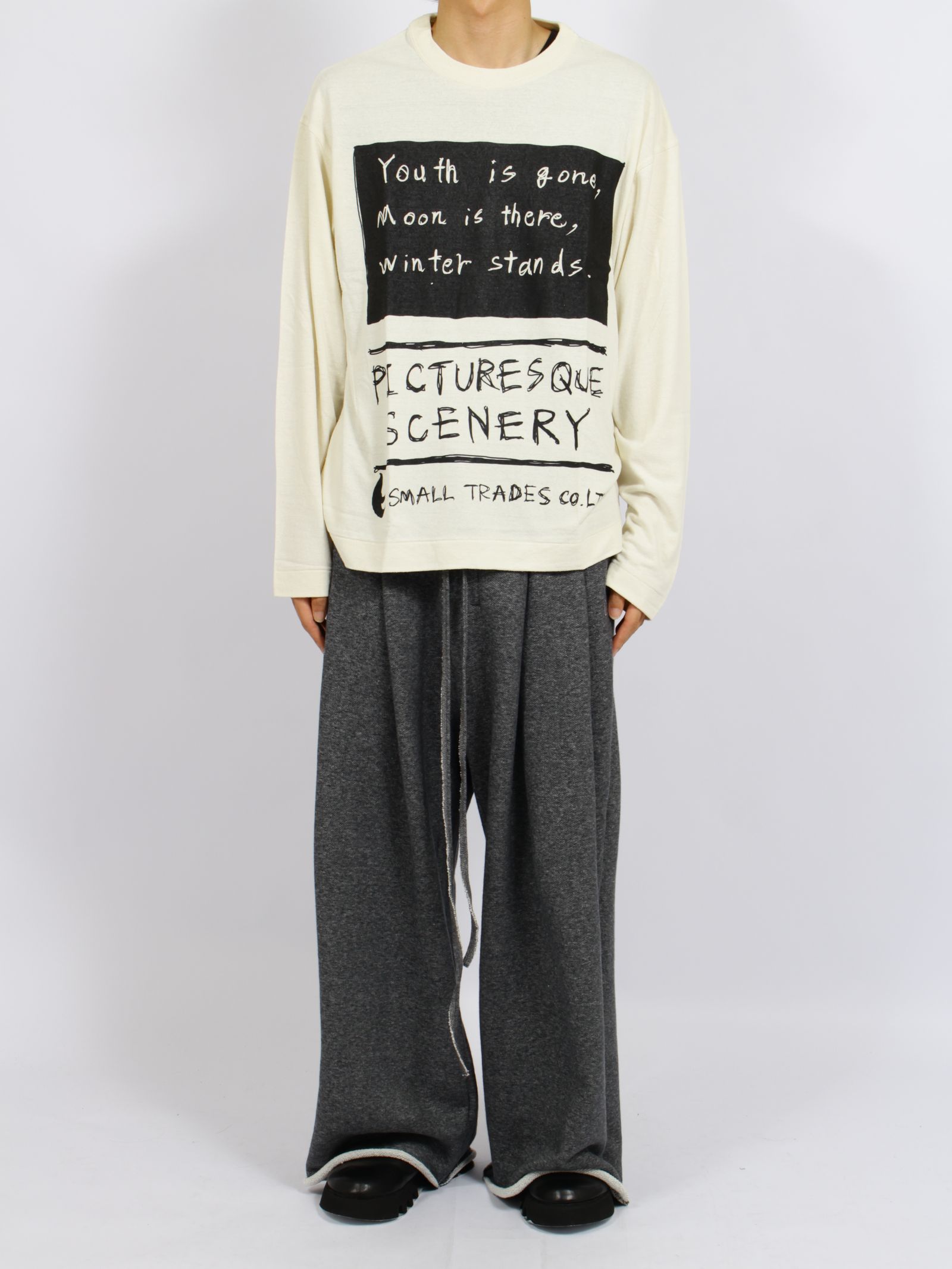 【26AW】ステイトメント イン ディセンバー ロングスリーブ Tシャツ / STATEMENT IN DECEMBER(L/S TEE) / キャンバス