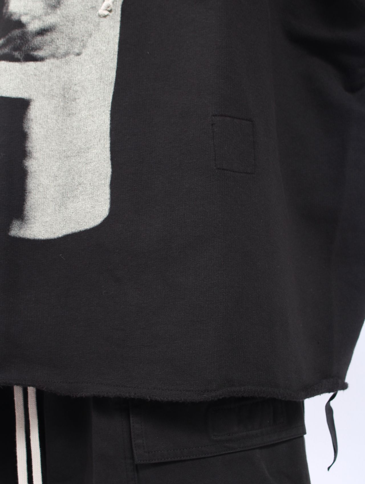 【25AW】ピーター フーディー グラフィック パーカー / PETER HOODIE / ブラック × パール