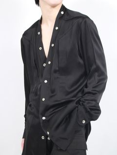 【25SS】ラリー フォグポケット シャツ / LARRY FOGPOCKET SHIRT / ブラック