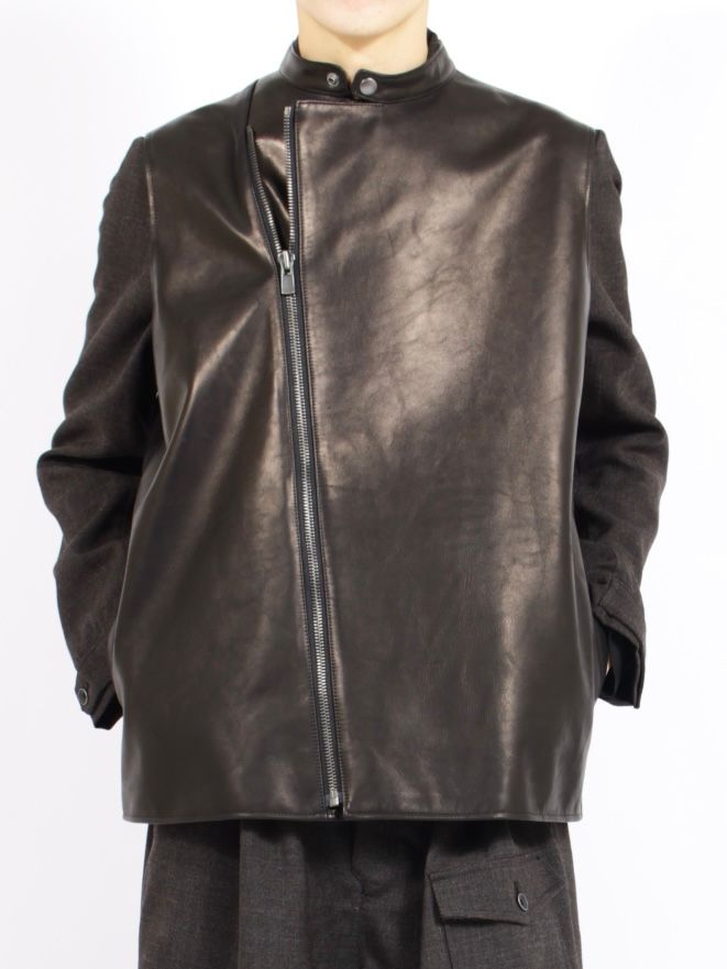 【26SS】レザー ベスト / LEATHER VEST / ブラック