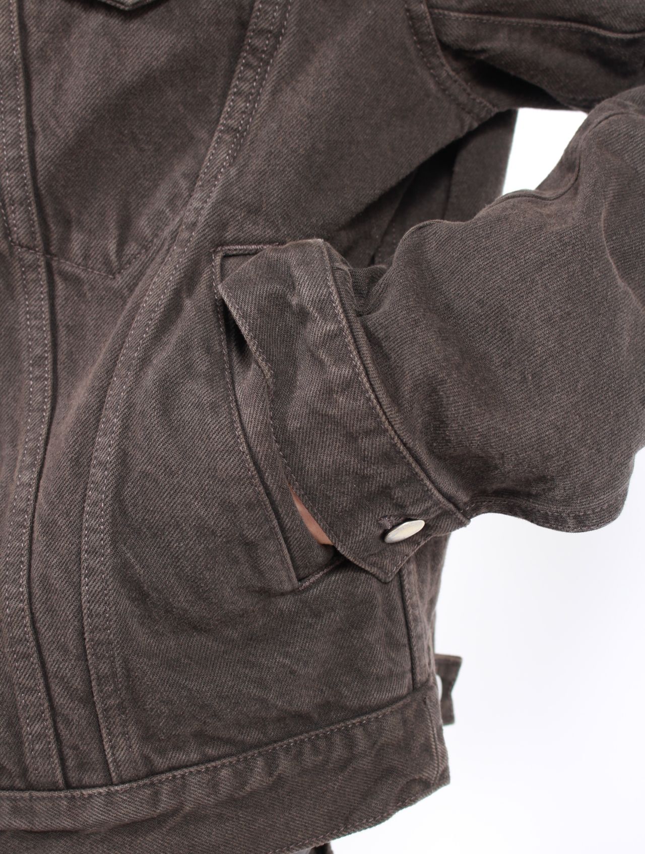 【25AW】 3D トラッカー ジャケット デニム ジャケット サード タイプ/ 3D TRUCKER JACKET / DARK BROWN(ダーク ブラウン)
