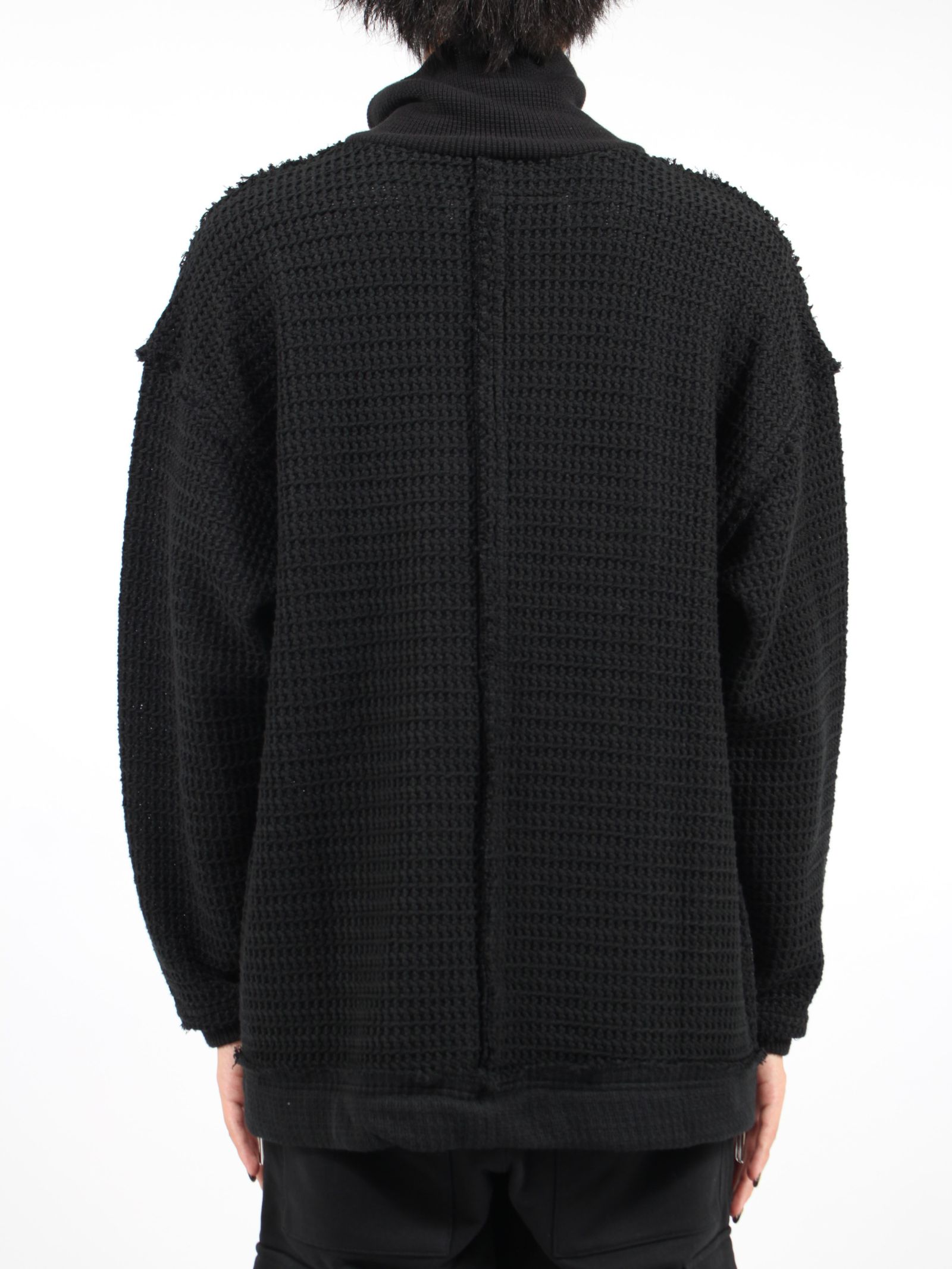 【24AW】バンドル ハーフジップ ニット / BUNDLE STZ / ブラック