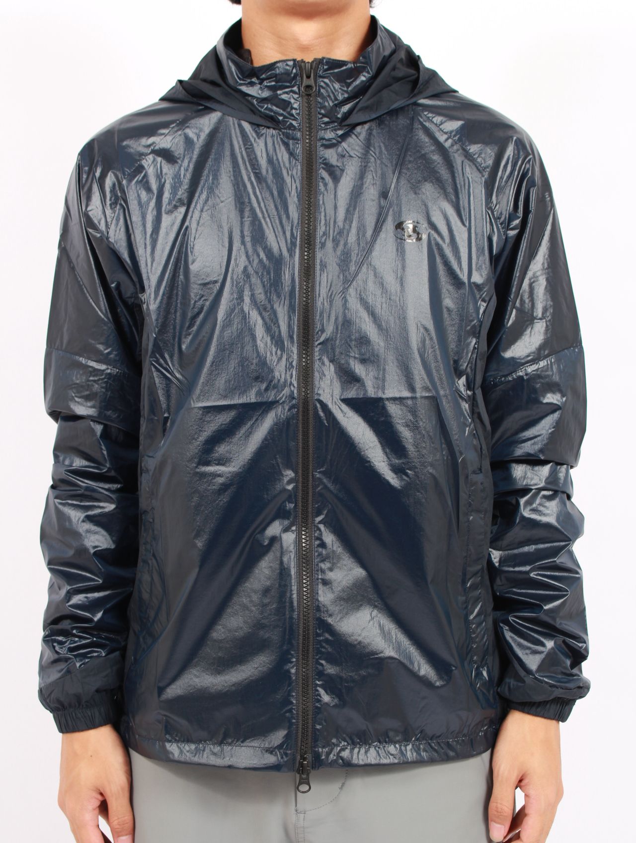 【25AW】シャイニーナイロン ラスター ジャケット / LUSTER JACKET / ネイビー