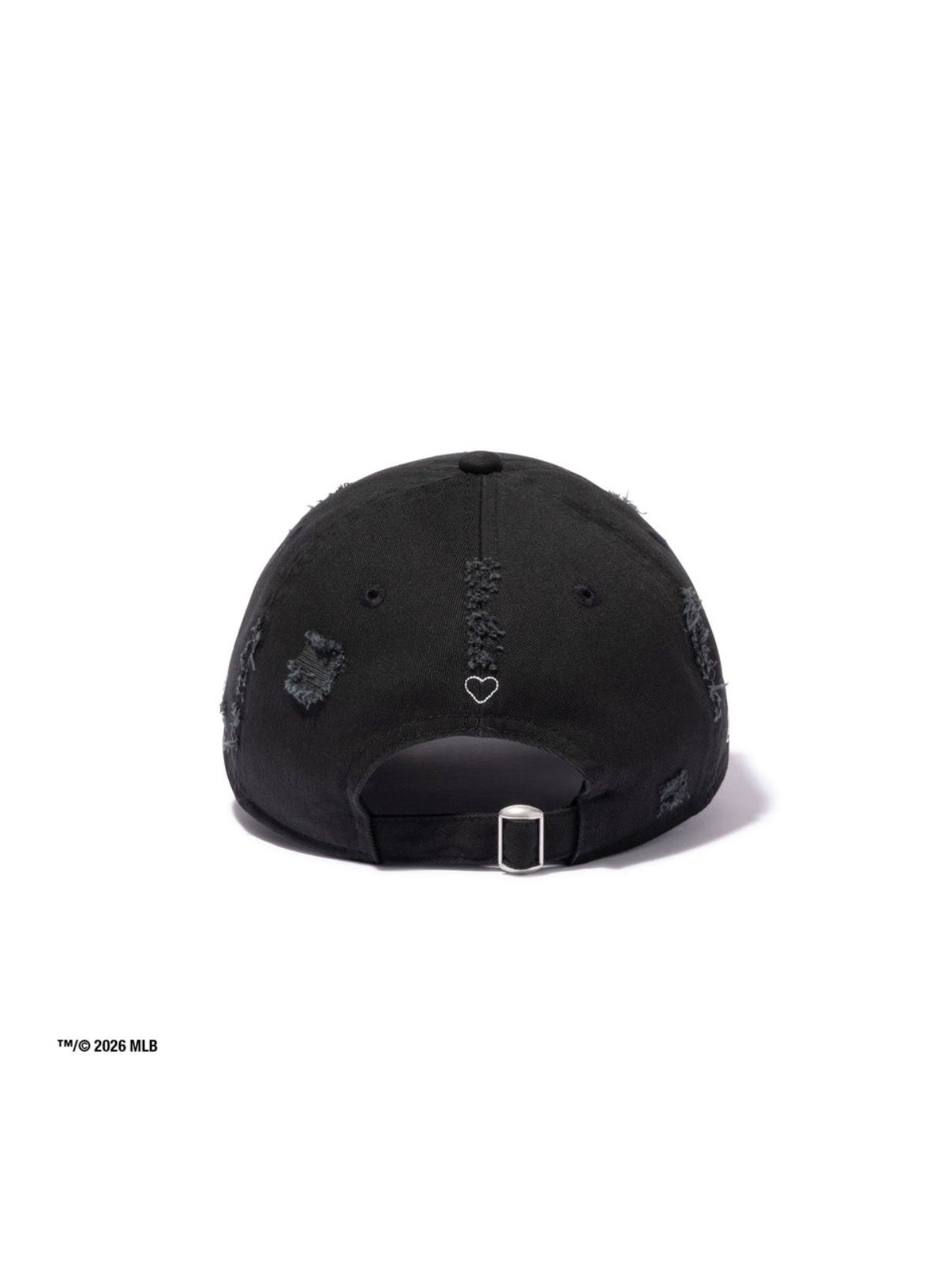 【26SS】ニューエラ コラボ ダメージ ヤンキース キャップ / × NEWERA YANKEES CAP / ダメージブラック