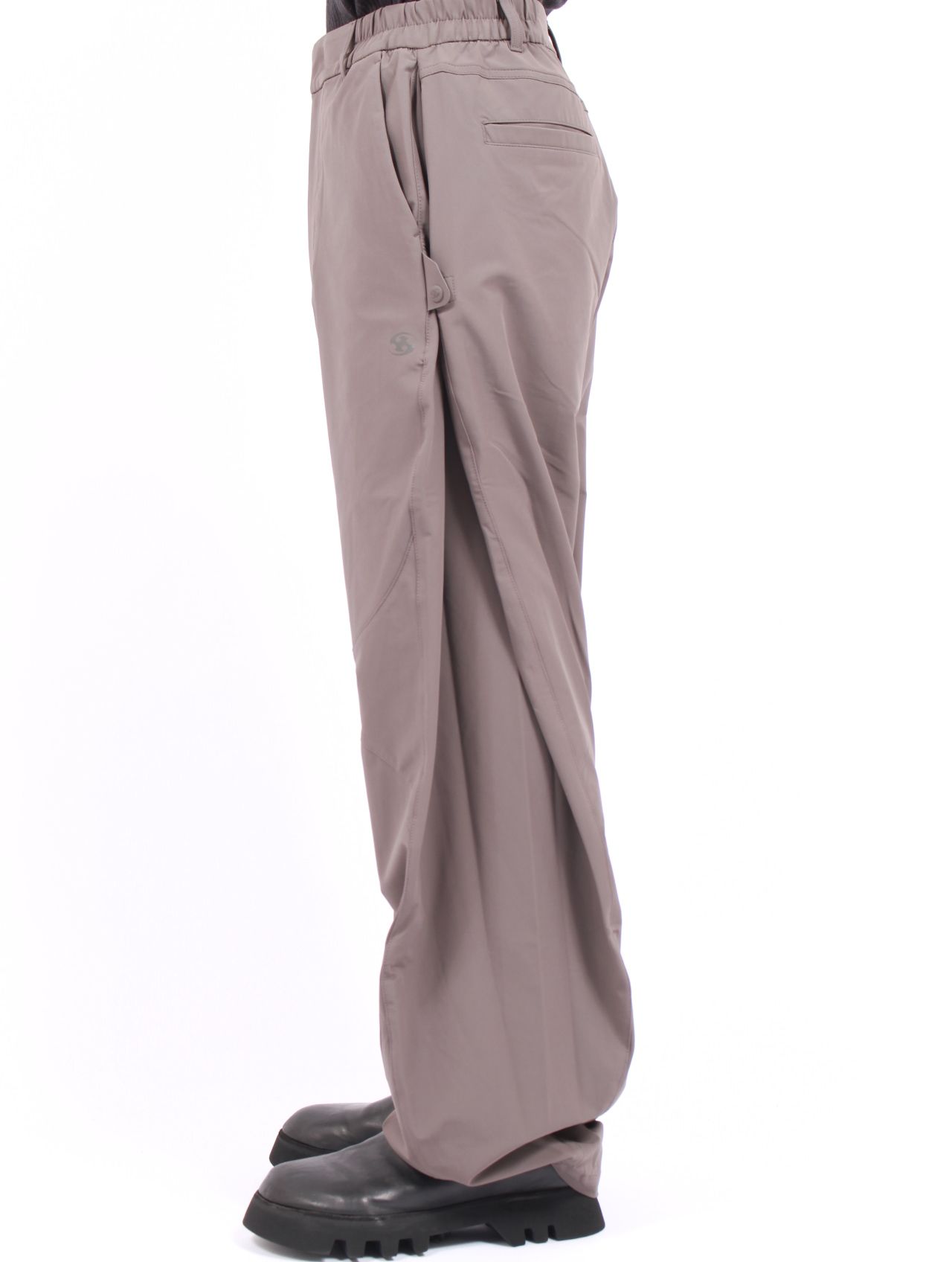 【25AW】サイド スナップ パンツ / SIDE SNAP PANTS / アッシュブラウン