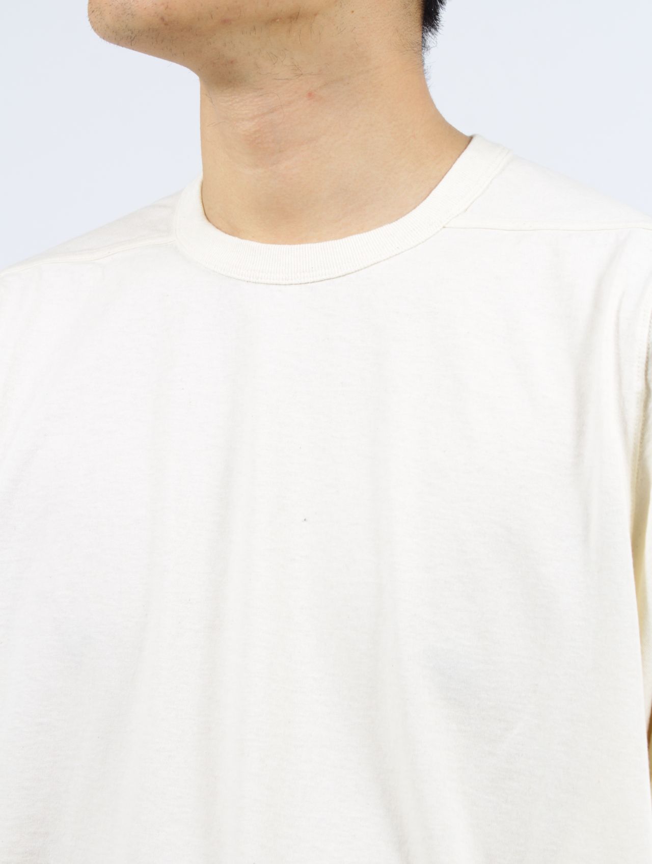 RICK OWENS ハリウッド ジャンボSS Tシャツ ナチュラル 19d5b922-f00e-4630-8f3b-
