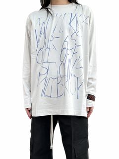 RAF SIMONS - 【23SS】KICK YOUR ASS グラフィック ロングスリーブ T