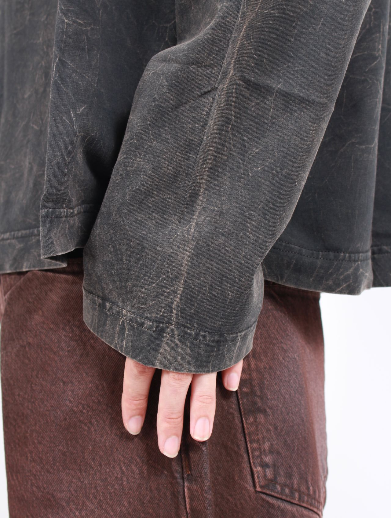 【25AW】スパーク ロングスリーブ 長袖 Tシャツ / SPARK LONGSLEEVE / WASHED BLACK JERSEY(ウォッシュブラック)