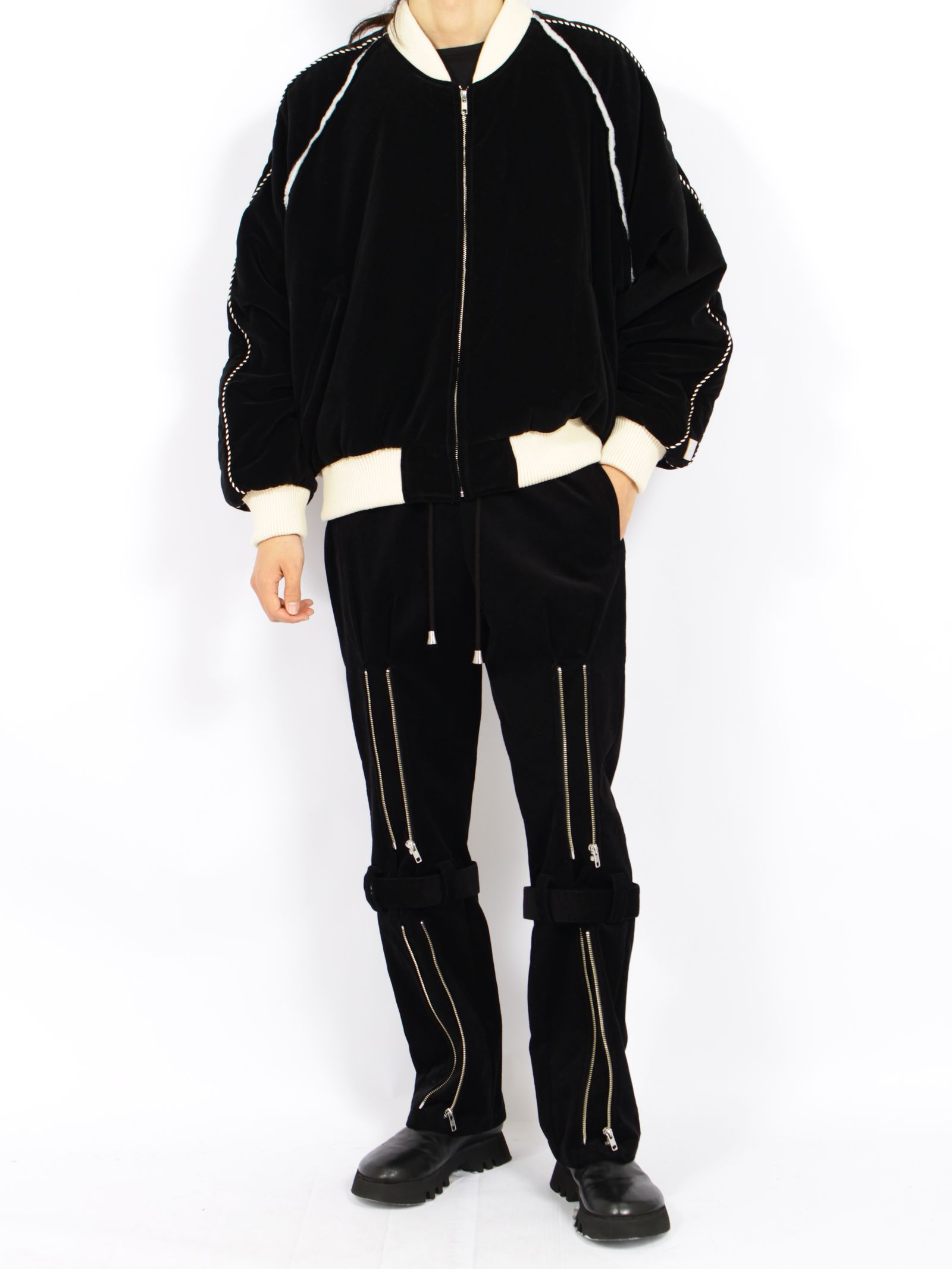 【26AW】ベルベティーン プレーン スーベニア ジャケット / VELVETEEN PLAIN SOUVENIR JKT / ブラック