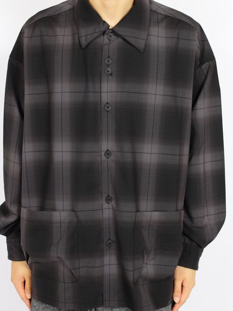 【26AW】ルーミー シャツ / ROOMY SHIRT / ブラック