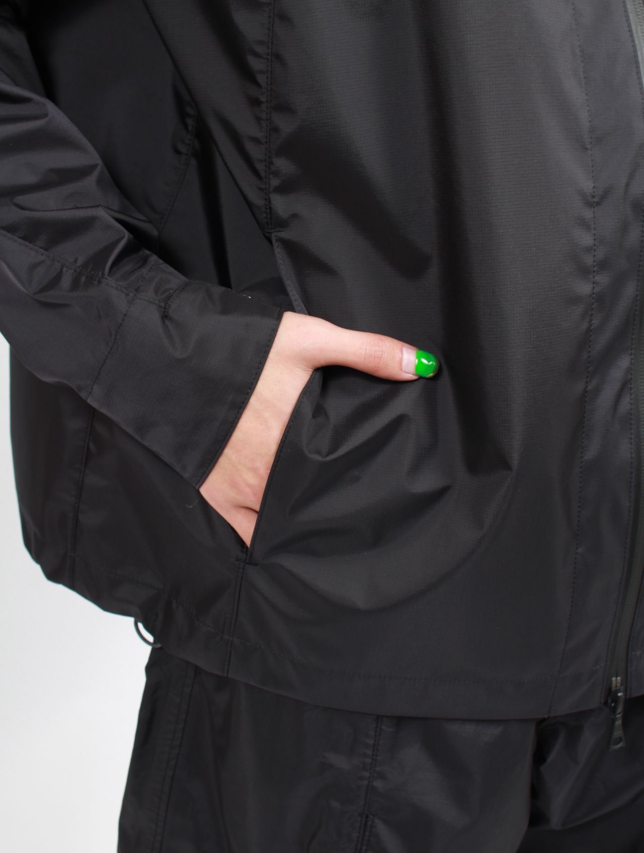 【25SS】ショート ナイロン 3L パーカー / Short Parka 3L Nylon / ブラック