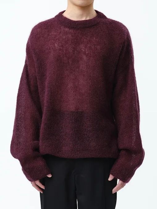 SUBLATIONS - 【24AW】モヘア ローゲージ ニット / MOHAIR LOW