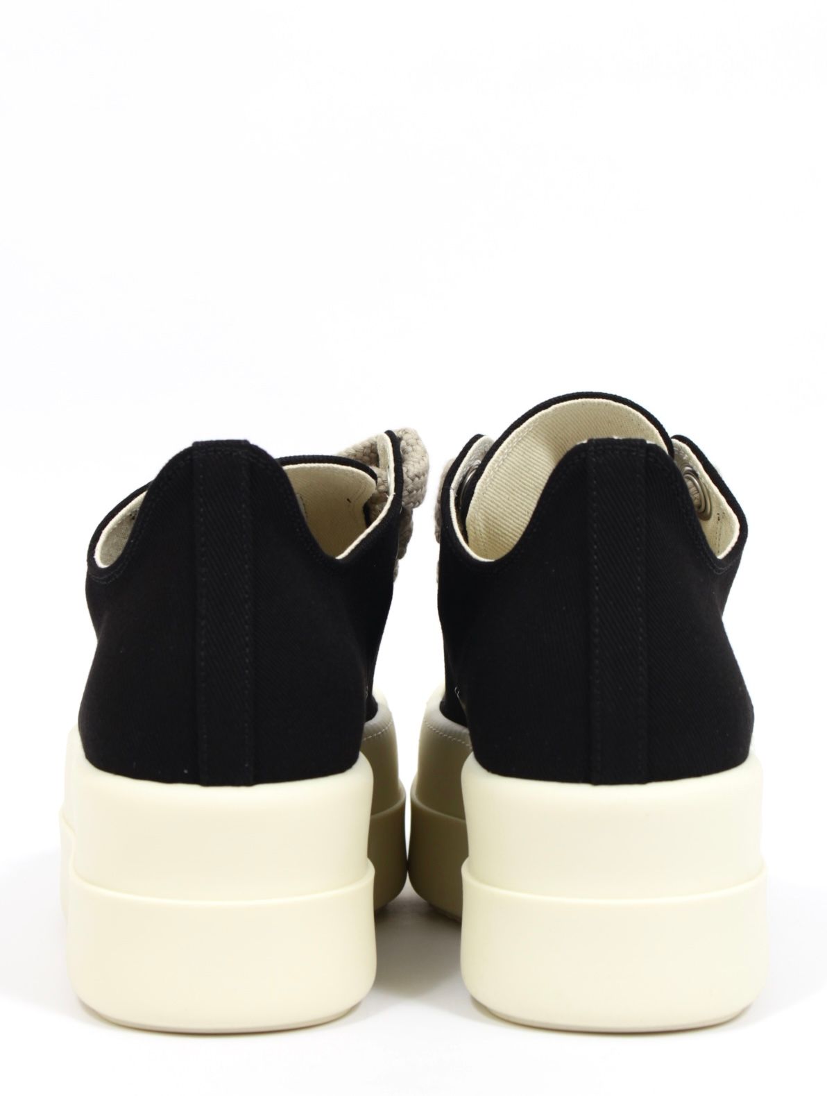 【26SS】メガバンパー ジャンボレース ロースニークス ローカット スニーカー / MEGA BUMPER JUMBOLACE LOW SNEAKS / ブラック×ホワイト