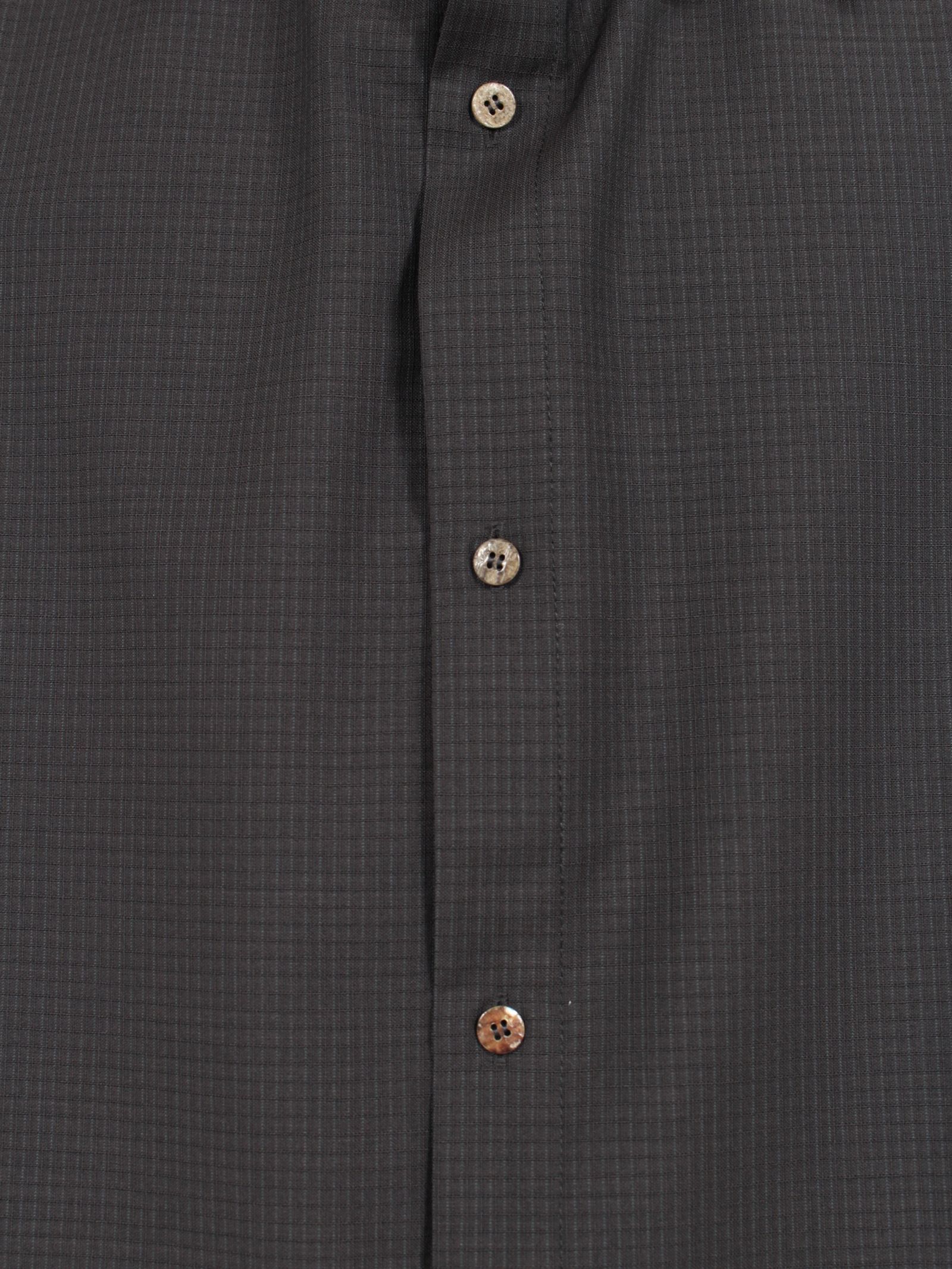 【24AW】デザインカフ オーバーサイズ シャツ / HAND WOVEN CUFF OVERSIZE SHIRT / ブラック
