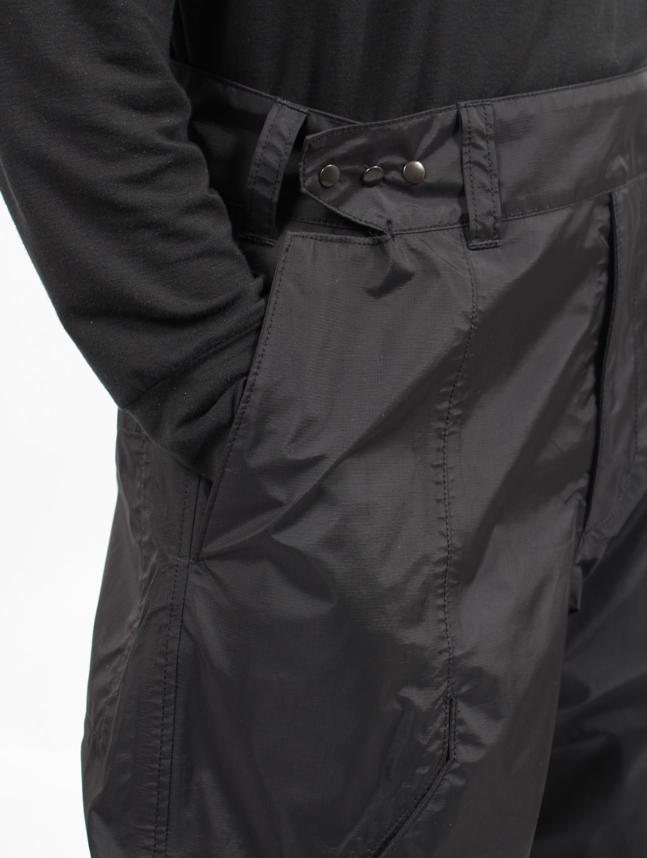 【25SS】8ポケット パネル ワイド 3L トラウザー / 8 POCKET PANEL WIDE 3L TRS / ブラック