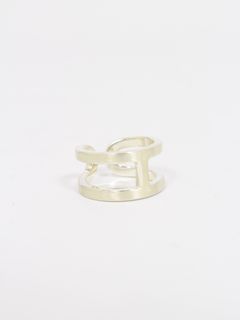 H リング ウィズ ヘアー ライン / H RING WITH HAIR LINE / シルバー