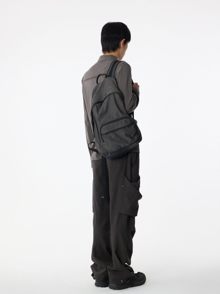 ダブル プラケット バックパック / DOUBLE PLACKET BACKPACK / ダークグレー SG27SSACBP002