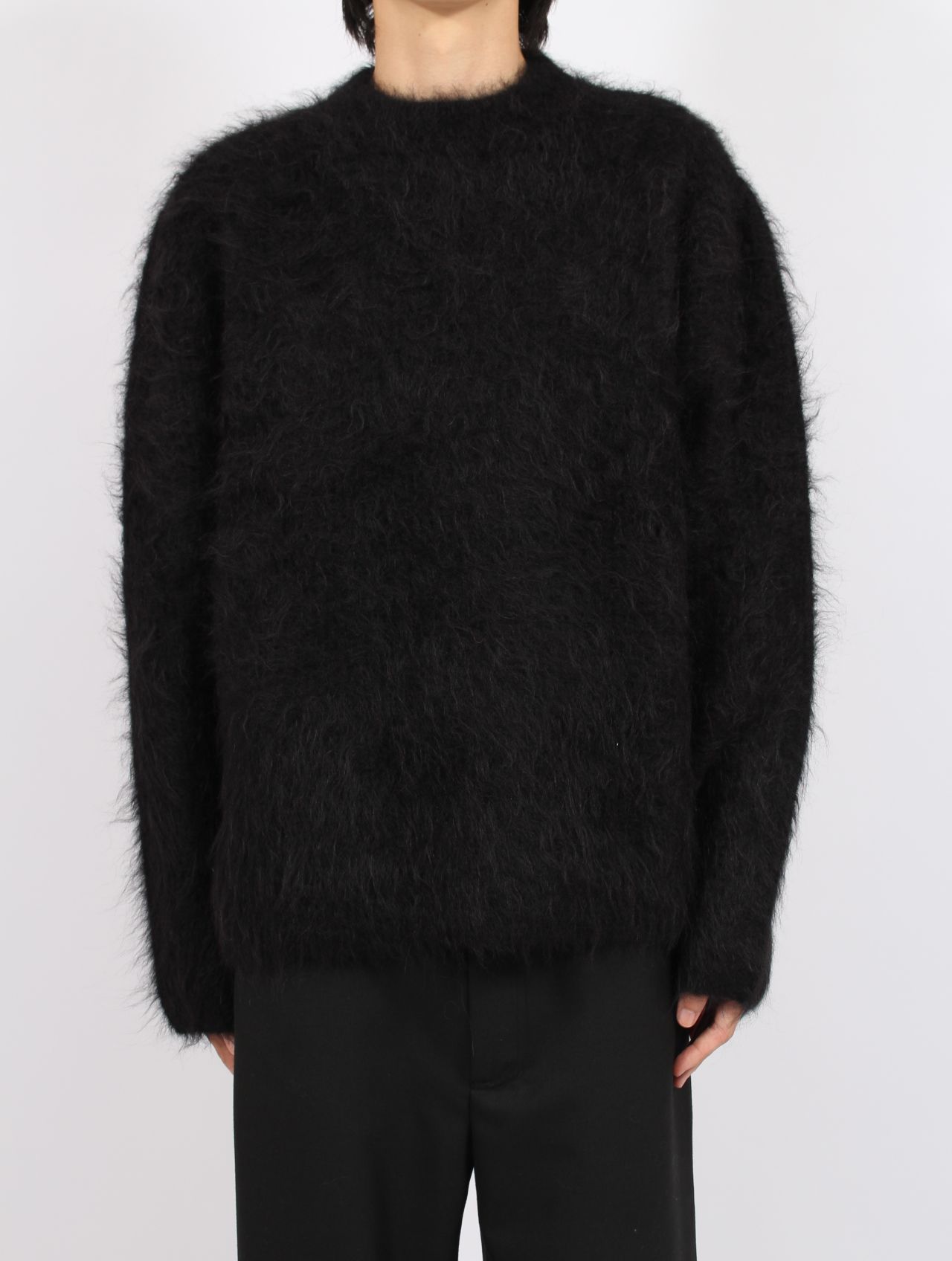 【25AW】 ハル セーター アルパカ ニット / HARU SWEATER / ブラック