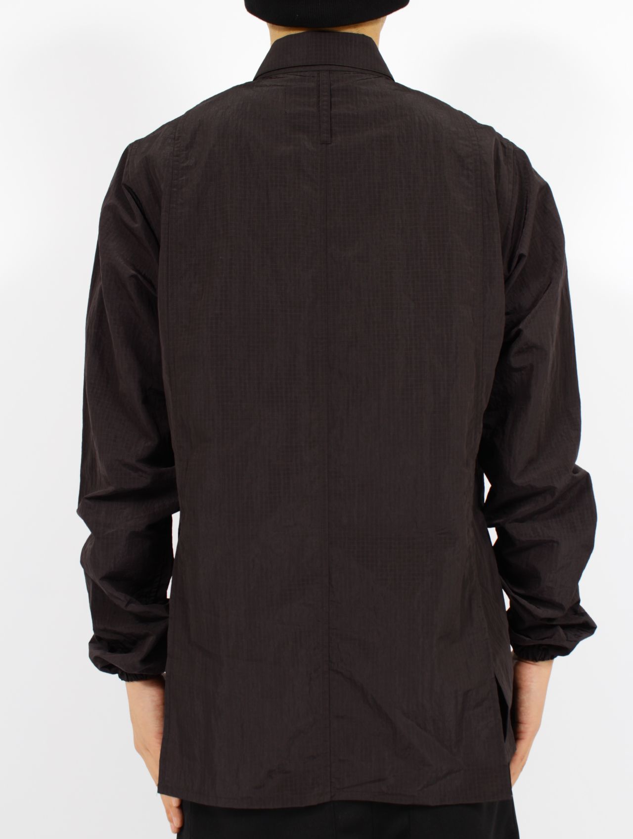 【25SS】モノフィル リップストップ カバー ハンド シャツ / MONOFIL RIPSTOP COVER HAND SHIRT / ブラック