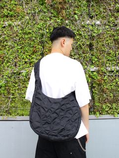 【25AW】オール リーフ ヴェイン ワンショルダー バッグ / ALL LEAF VEIN BAG / ブラック