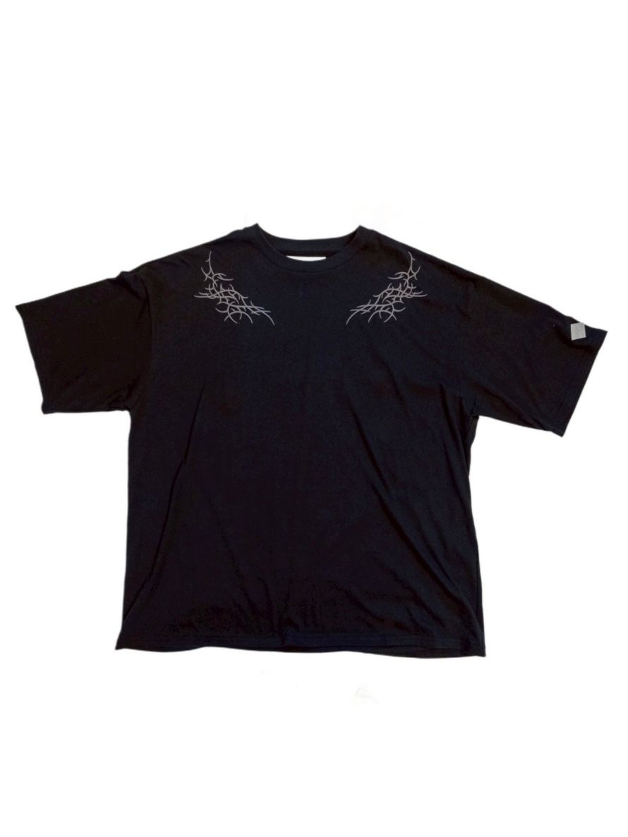 【26SS】3D エンブロイダリー Tシャツ / 3D EMBROIDERED T-SHIRT / ブラック